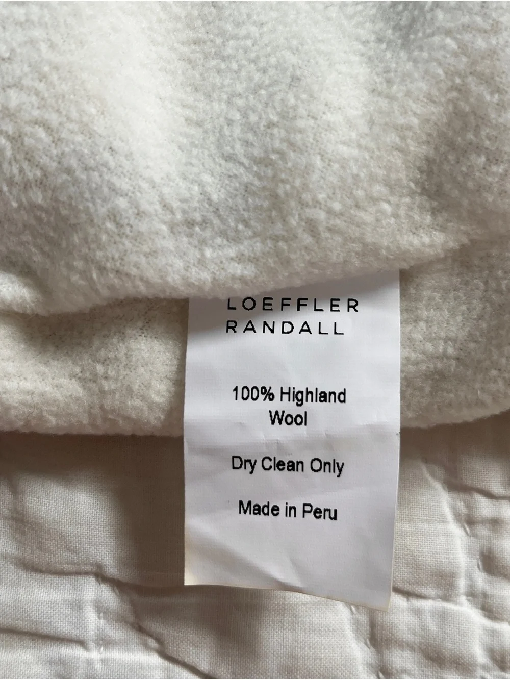 Loeffler Randall fleece lined